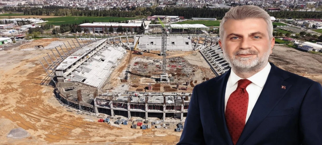 Kahramanmaraş Stadyumu Hızla Yükseliyor