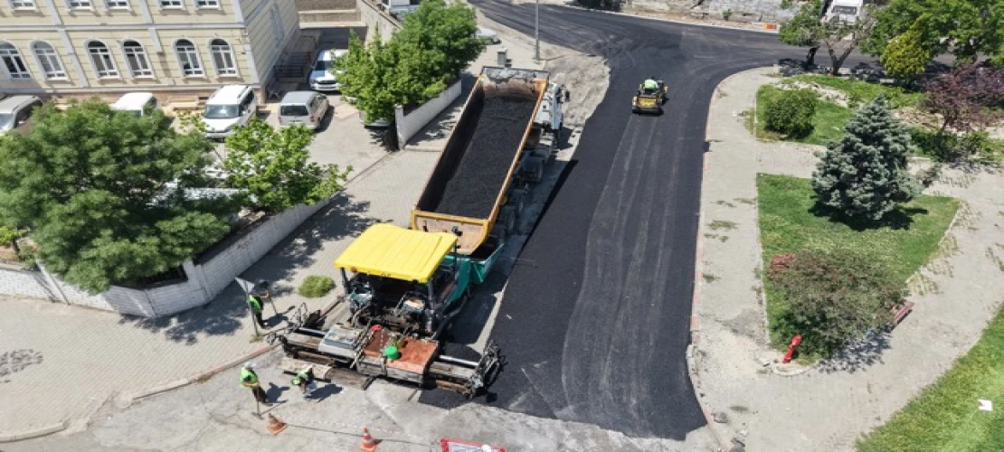 Dulkadiroğlu’nda Sokak Sokak Cadde Cadde Asfalt Çalışması Başladı