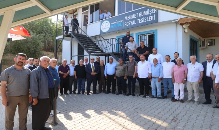 Dulkadiroğlu’nda mahalle toplantılarında 93. durak Gaffarlı oldu