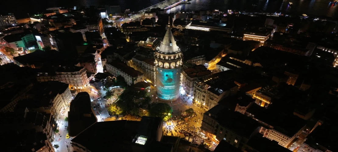 Kahramanmaraş’ın “Edebiyat” Işığı Galata Kulesi’ne Yansıdı