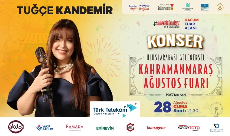 Ağustos Fuarı’nda Sahne Sırası Tuğçe Kandemir’in
