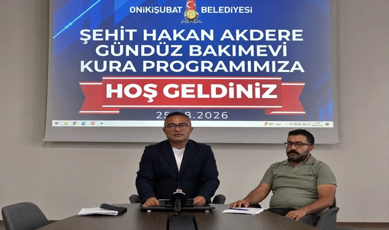 Onikişubat Belediyesi Gündüz Bakımevi kura sonuçları açıklandı