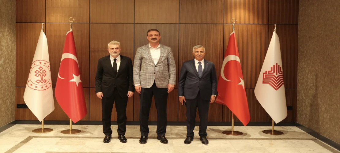 Vali Ünlüer ve Başkan Görgel’den Vakıflar Genel Müdürlüğü’ne ziyaret