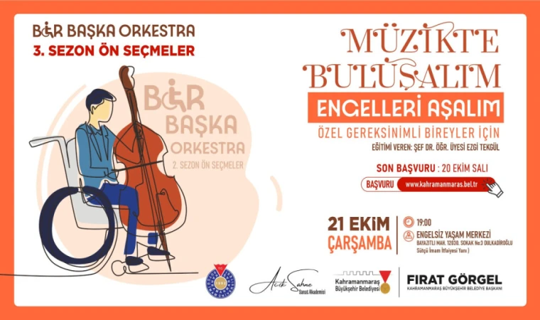 Büyükşehir’in “Bir Başka Orkestra”sı Yeni Seslerini Arıyor