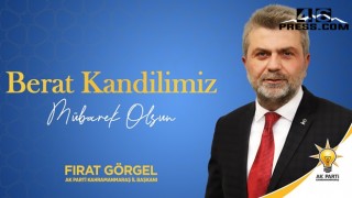 Başkan Görgel'den Berat Kandili Mesajı