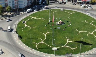 Göksun’un En İşlek Arteri Baştan Sona Yenilendi