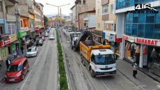 Göksun’un Merkez Bulvarı Büyükşehir’le Güzelleşiyor