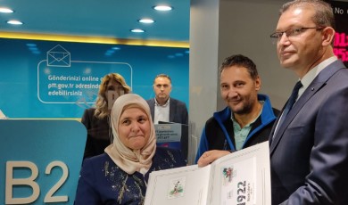 Kahramanmaraş’ta 182. Müşteriye PTT’den sürpriz