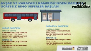 Kampüsten Kitap Fuarına Ücretsiz Ring Seferleri Başladı