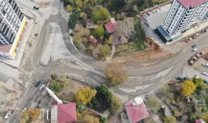 Büyükşehir Üngüt Kavşağı’nda Çalışmalarını Sürdürüyor