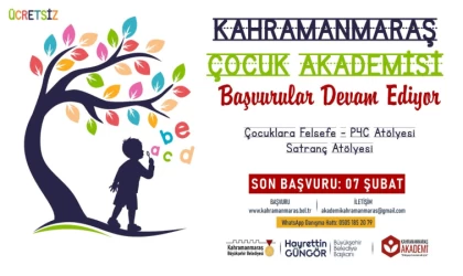 Büyükşehir’in Çocuk Akademisi’nde Kayıtlar Devam Ediyor