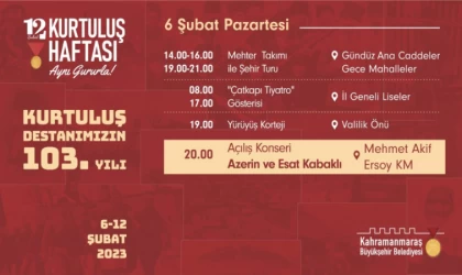 12 Şubat Kurtuluş Haftası Kutlamaları Başlıyor!