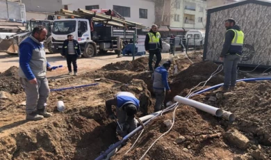 KASKİ’den Elbistan’a altyapı çalışması