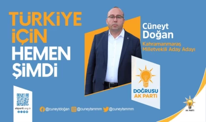 AK Parti’nin sevilen siması Cüneyt Doğan, Milletvekili Aday Adayı oldu