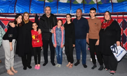 Başkan Güngör, Kılavuzlu Geçici Barınma Merkezi’nde