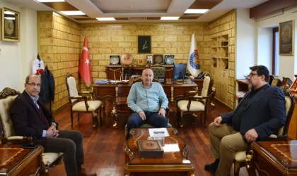Dışişleri Bakanlığı Merkez Büyükelçisi Korkut Tufan, KSÜ Rektörü Prof. Dr. Alptekin Yasım’ı Ziyaret Etti