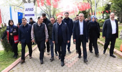 Başkan Güngör, Bakan Bilgin ile Saha Ziyareti Gerçekleştirdi