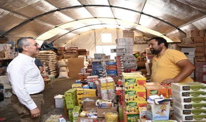 Başkan Güngör, Toptancı Gıda Esnafını Ziyaret Etti