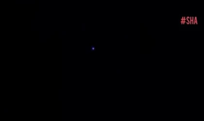 Elbistan’da gökyüzündeki ışık süzmesi merak uyandırdı