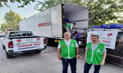 İHH Kahramanmaraş'ta yetimlere kurbanlık payı dağıttı