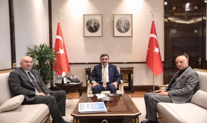 Rektör Yasım’dan Cumhurbaşkanı Yardımcısı Cevdet Yılmaz'a Ziyaret