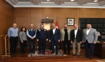 Başkan Güngör, İlbank Genel Müdürü Recep Türk'ü Ağırladı