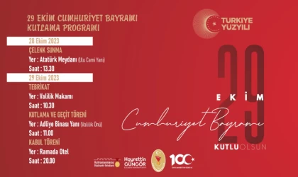 Cumhuriyet’in 100. Yılı Coşkuyla Kutlanacak