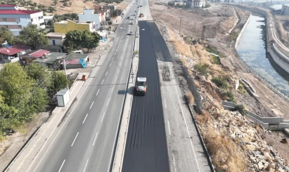 Büyükşehir, Ağcalı - Sümbüllü Bağlantı Yolunu Yeniliyor