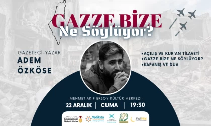 Gazeteci – Yazar Özköse, Gazze’yi Anlatacak