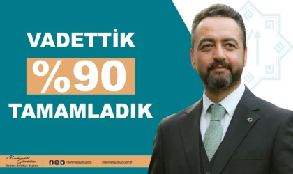 Gürbüz, “Vaat ettiğimiz projelerimizi, yüzde 90 oranında tamamladık”