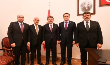 Kirişci, Adalet Bakanlığına bağlı konular için Bakan Tunç ile görüştü 