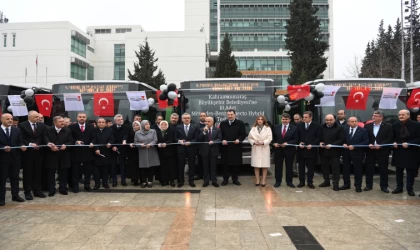 Büyükşehir, Toplu Taşıma Filosuna 10 Yeni Hibrit Otobüs Kazandırdı