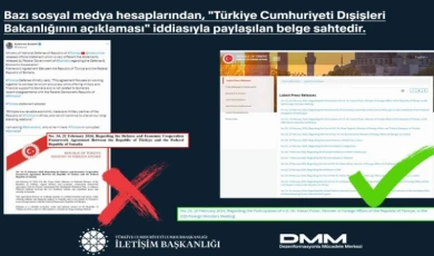 İletişim’den ’Dışişleri’ açıklaması