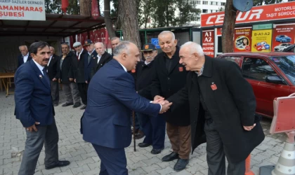 İyi Parti Dulkadiroğlu Belediye Başkan Adayı Can, Kıbrıs Gazilerini Ziyaret Etti