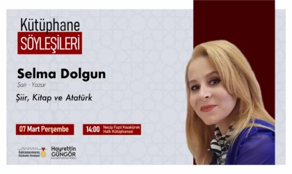 Yazar Selma Dolgun, Okurlarla Buluşacak