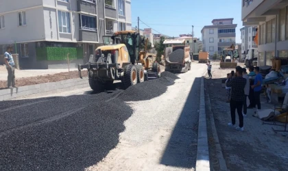 Dulkadiroğlu’ndan Aslanbey Mahallesi’nde Asfalt Çalışması