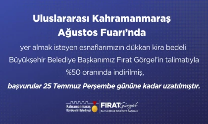 Başkan Görgel’in Talimatıyla Kira Ücreti Yarıya İndirildi