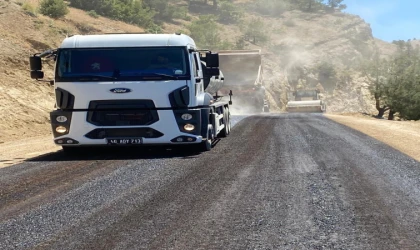 Maksutlu ve Bertiz’in Yeni Güzergâhında Çalışmalar Sürüyor