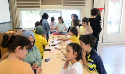 Minikler KAÇSAM’da El Sanatlarını Hayalleriyle Şekillendiriyor