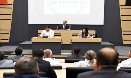 Dulkadiroğlu Belediyesi Ağustos Ayı Meclis Toplantısı Yapıldı