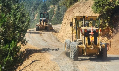 Göksun Sırmalı Grup Yolu’nun Ulaşımı Büyükşehir’le İyileştiriliyor