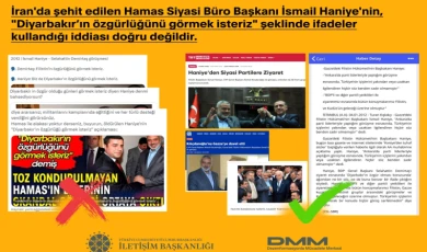 ’Haniye’ iddialarına İletişim’den yalanlama