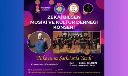 Onikişubat Belediyesi’nden ‘Hikayemiz Şarkılarda Yazılı’ temalı müzik ziyafeti