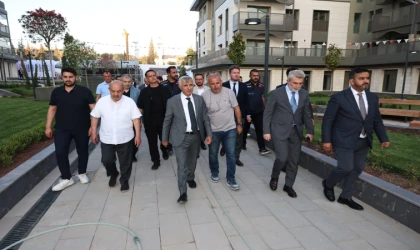 Başkan Görgel, Azerbaycan Mahallesi’nde Yürütülen Çalışmaları İnceledi