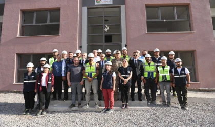 Görgel ve Ünlüer, Güneşevler İnşaat Sahasında İncelemelerde Bulundu