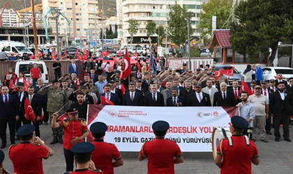 Kahramanmaraş’ta Gaziler Günü Kortej Yürüyüşü Gerçekleştirildi