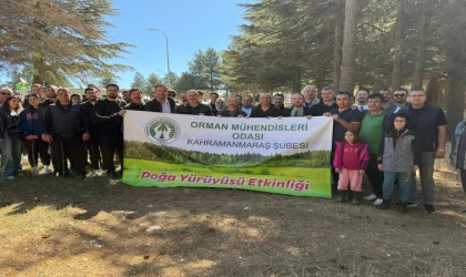 Kahramanmaraş’ta Yalnız Ardıç Orman Parkı’nda Doğa Yürüyüşü