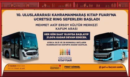 Kitap Fuarı’na Ücretsiz Ring Seferleri Başladı!