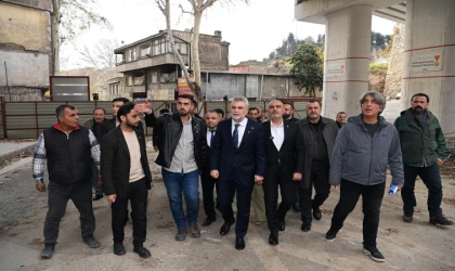 Başkan Görgel Kanlıdere Köprüsünde İncelemelerde Bulundu