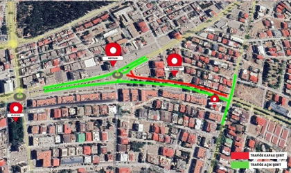 Cumhuriyet Bulvarı Kısmi Olarak Araç Trafiğine Kapatılacak!
